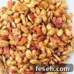 Bourbon Bacon Pumpkin Seeds by Foodtastic Mom #FallFest