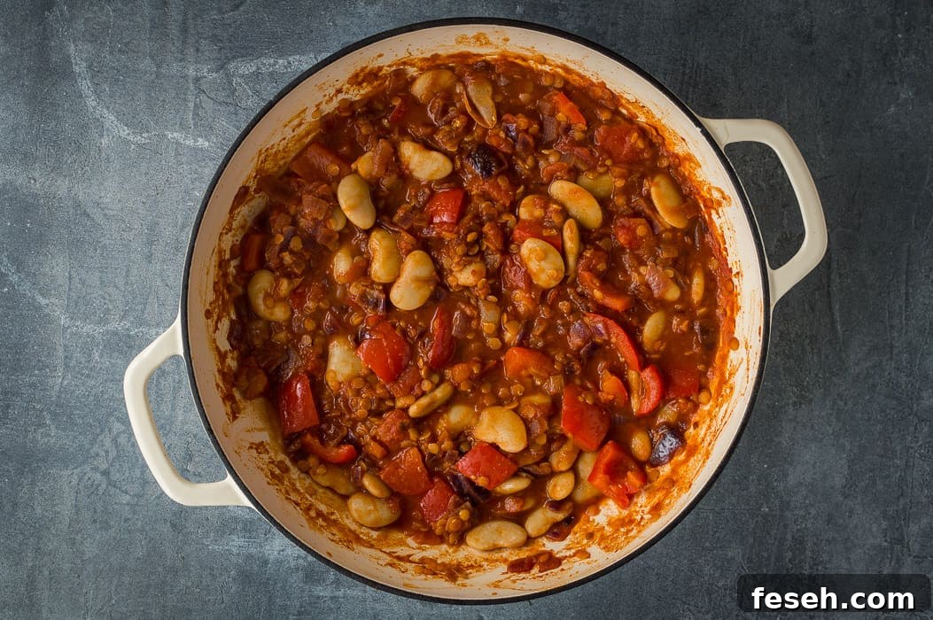 Cooking the chilli