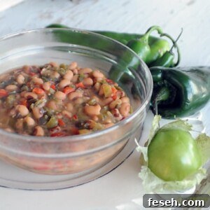 Black-eyed Peas with Roasted Peppers from Zestuous