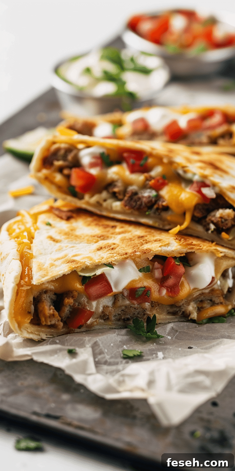 Crunchwrap on parchment