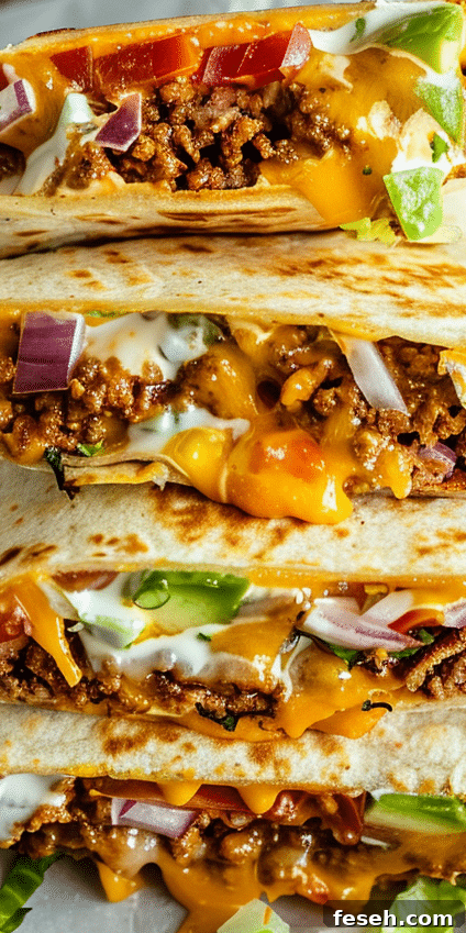 Crunchwrap served