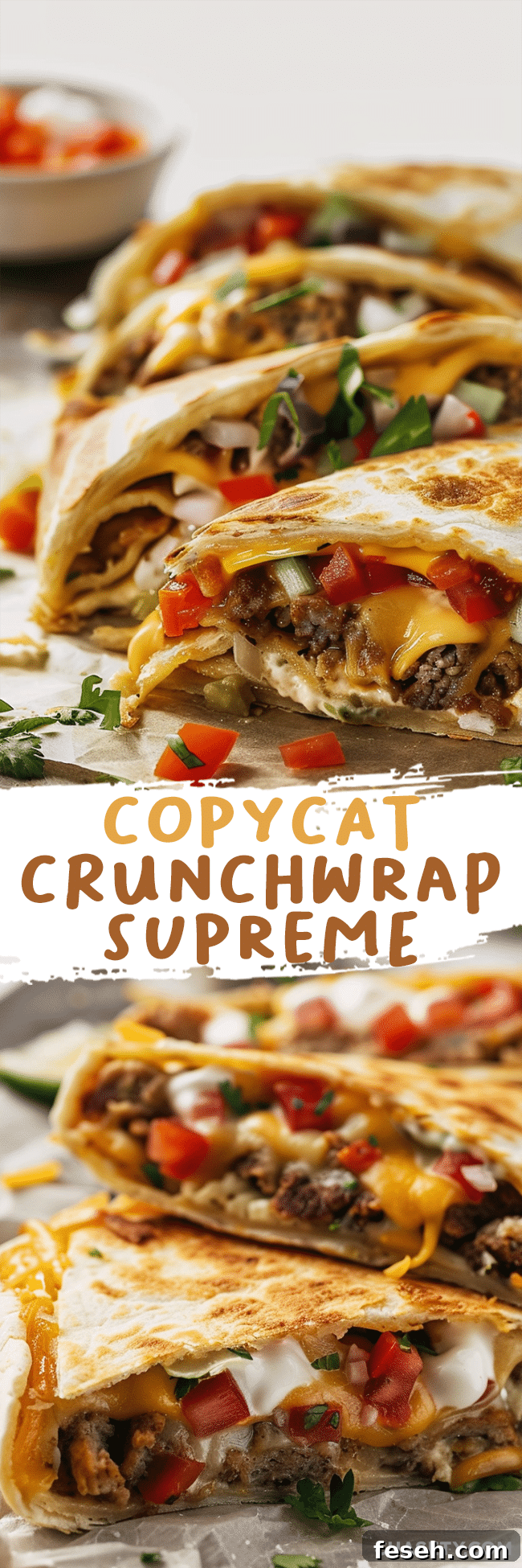 Crunchwrap close-up