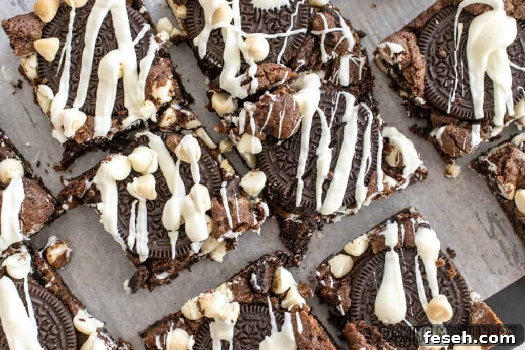 cut cookie bars on parchment