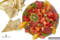 Summer Fruit Salsa with Cinnamon Butter Tortilla Chips