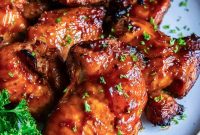 Juicy Grilled Chicken Thighs with Crispy Skin and Garlic Herb Rub