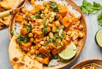 30-Minute One-Pan Sweet Potato Coconut Curry