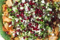 Middle Eastern Nachos with Sticky Spiced Beef
