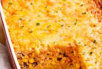 Mexican Chorizo Breakfast Casserole with Eggs & Cheese