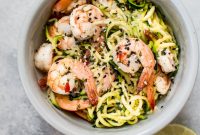 15-Minute Sweet Chili Shrimp with Zoodles Recipe