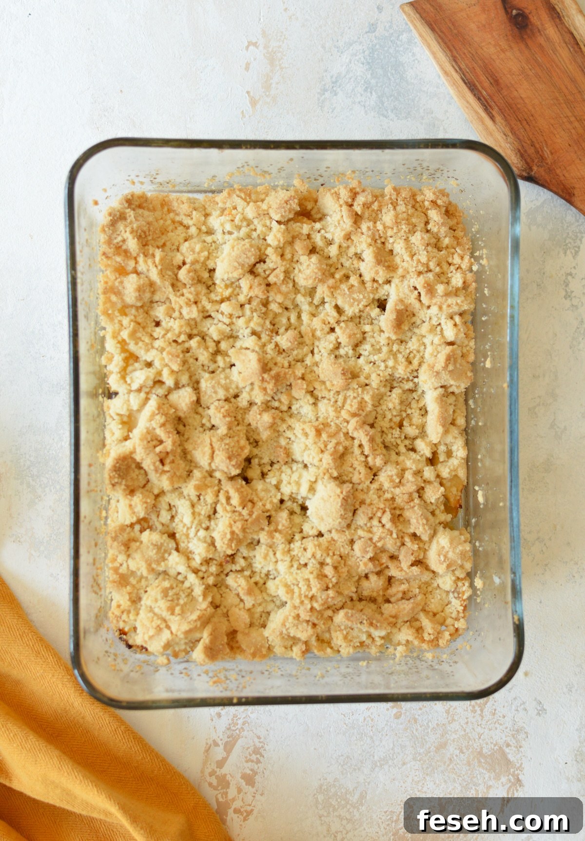 Crispy Apple Crisp (Oat-Free) Recipe for Homemade Dessert 6 an apple crisp