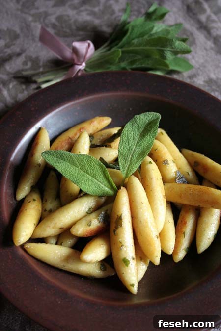 Recipe for the best German Schupfnudeln Potato Dumplings.