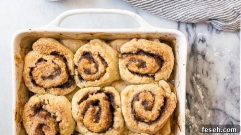 Apple Cobbler made with Cinnamon Rolls. It's a thing.