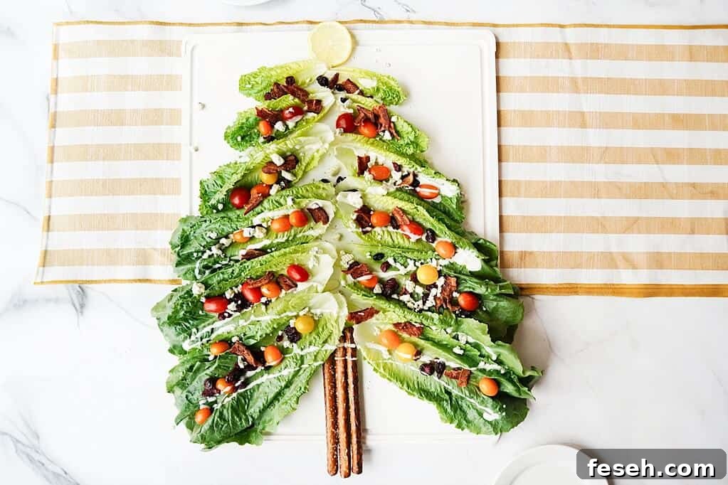 Christmas Tree Salad Hero shot