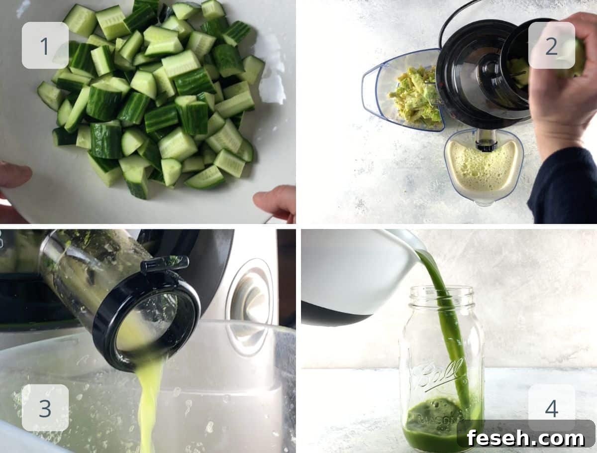 Green Juice Recipes to Support Weight Loss and Boost Metabolism 4 step by step