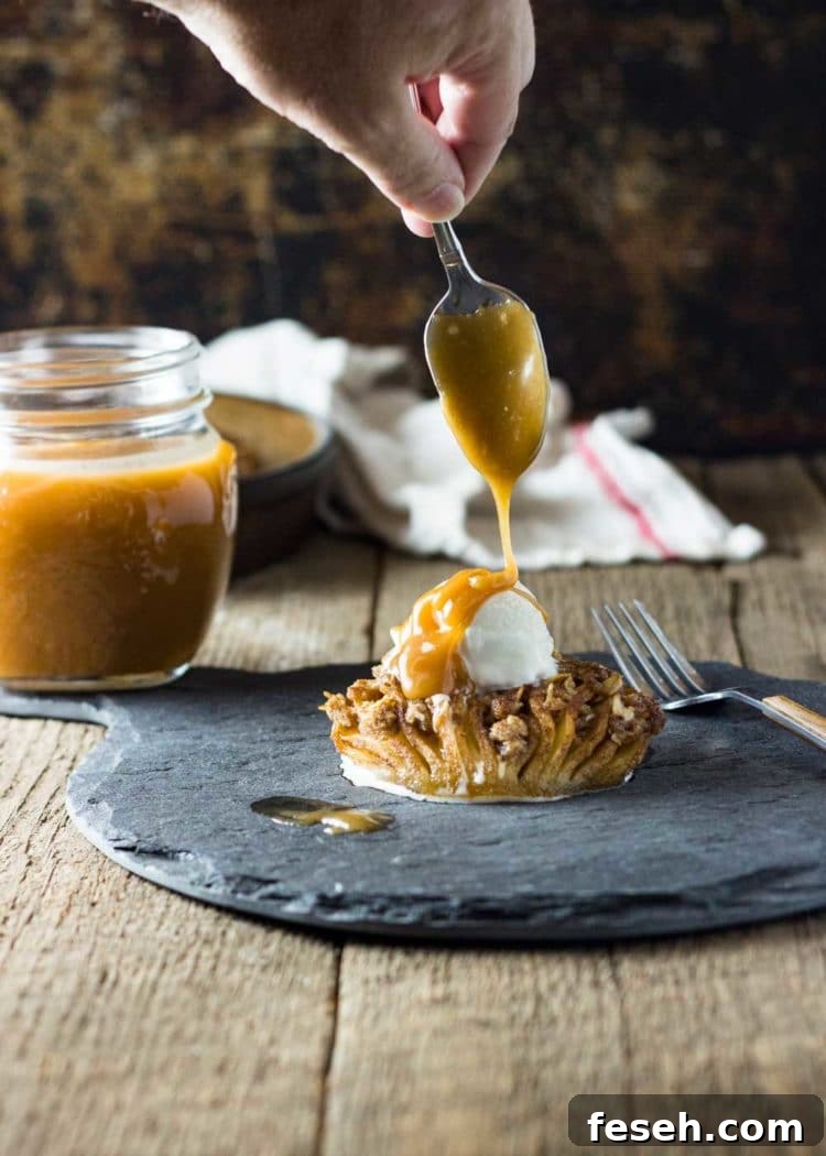 Baked Hasselback Apples