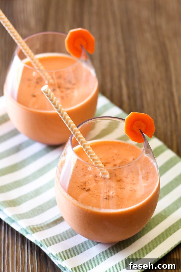 Creamy Dairy-Free Carrot Cake Smoothie Recipe 2 dairy free carrot cake smoothie