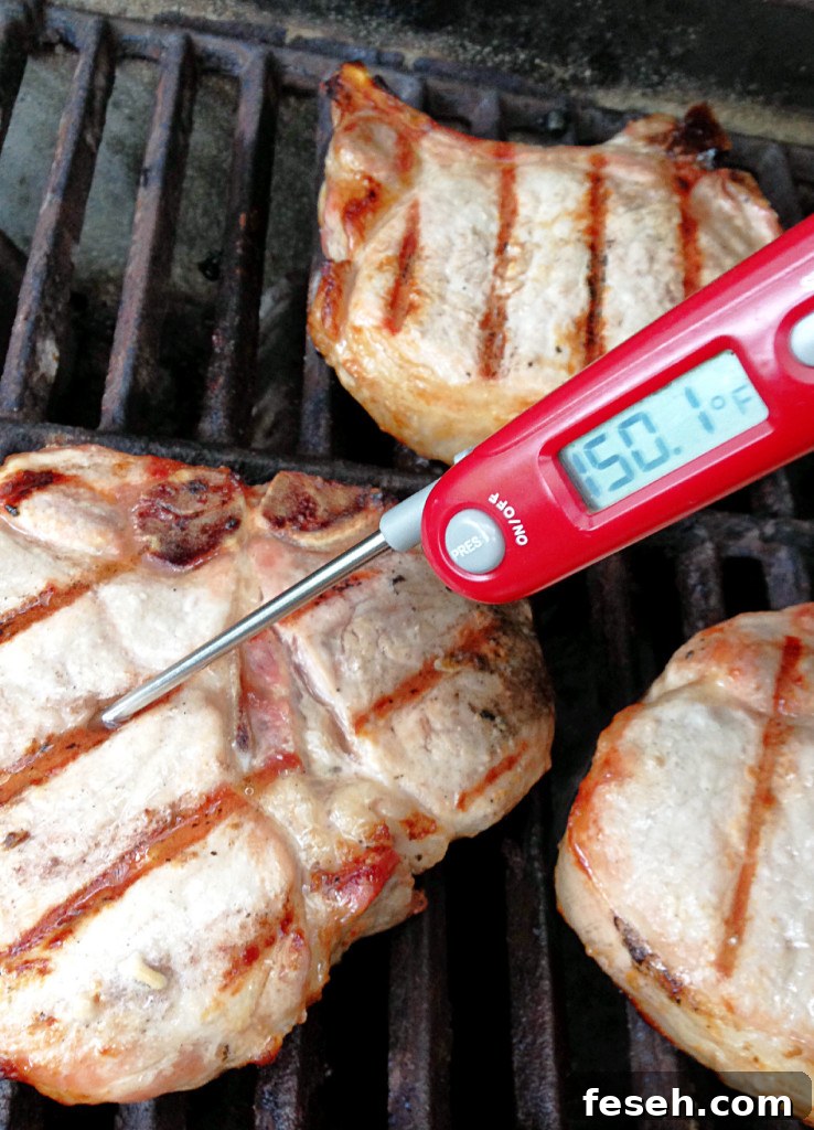 Pina Colada Ribeye Bone-In Pork Chops by Foodtastic Mom #GrillPork