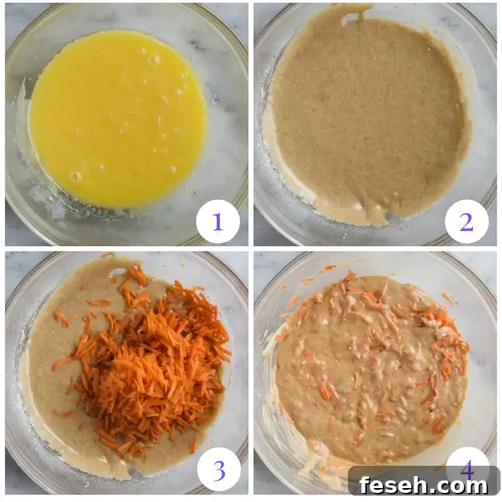 Chewy Carrot Cake Bars with Cream Cheese Frosting 3 how to make carrot cake