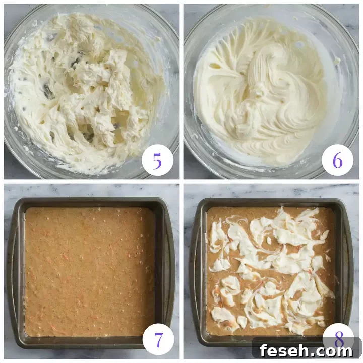 Chewy Carrot Cake Bars with Cream Cheese Frosting 4 how to finish bars