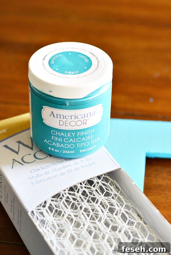 DIY Chicken Wire Frame: Step-by-Step Guide 3 Americana Chalky Finish paint