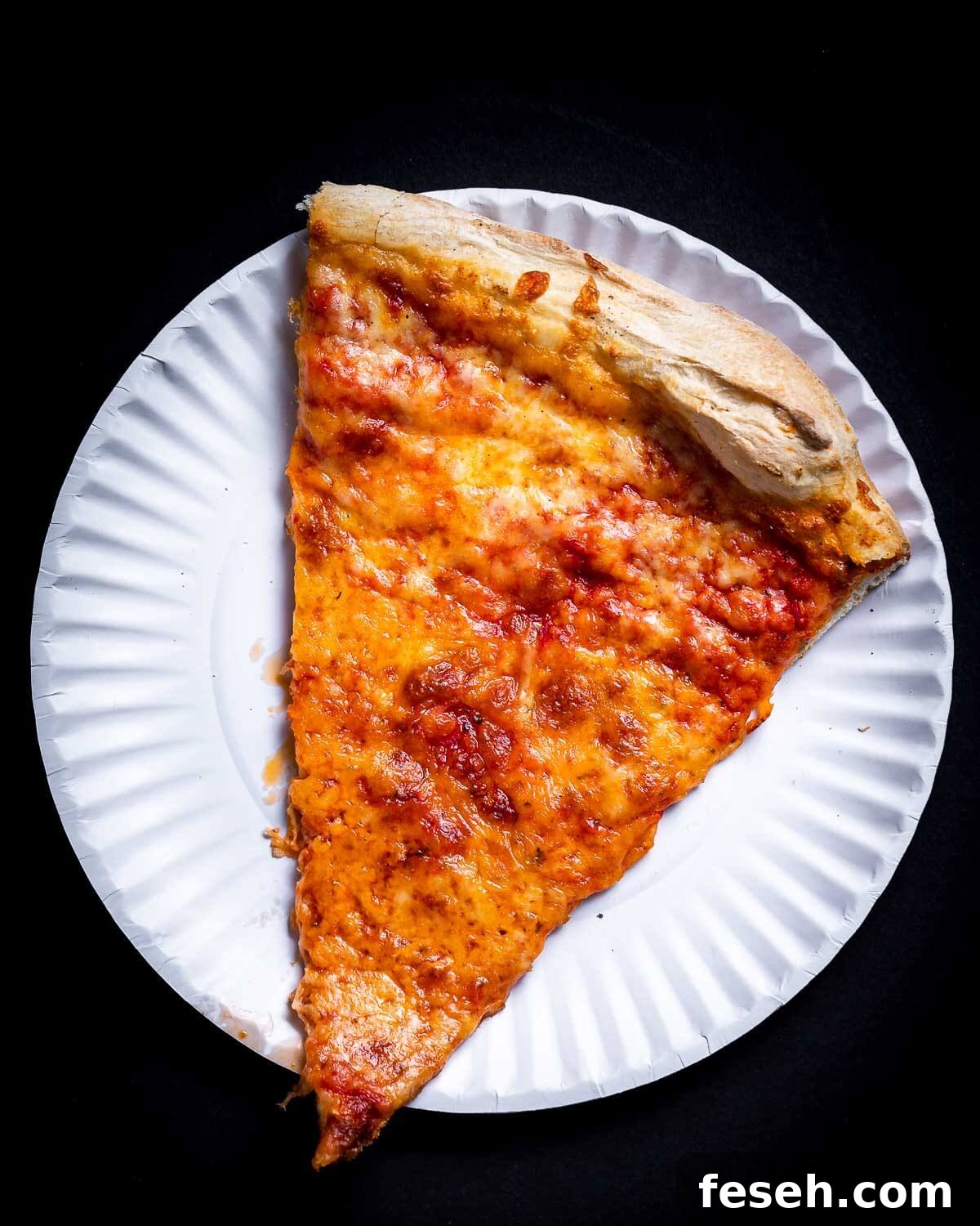 DIY Pizza Baking Steel: How to Make a Homemade Pizza Steel 2 Slice of New York pizza in white plate.