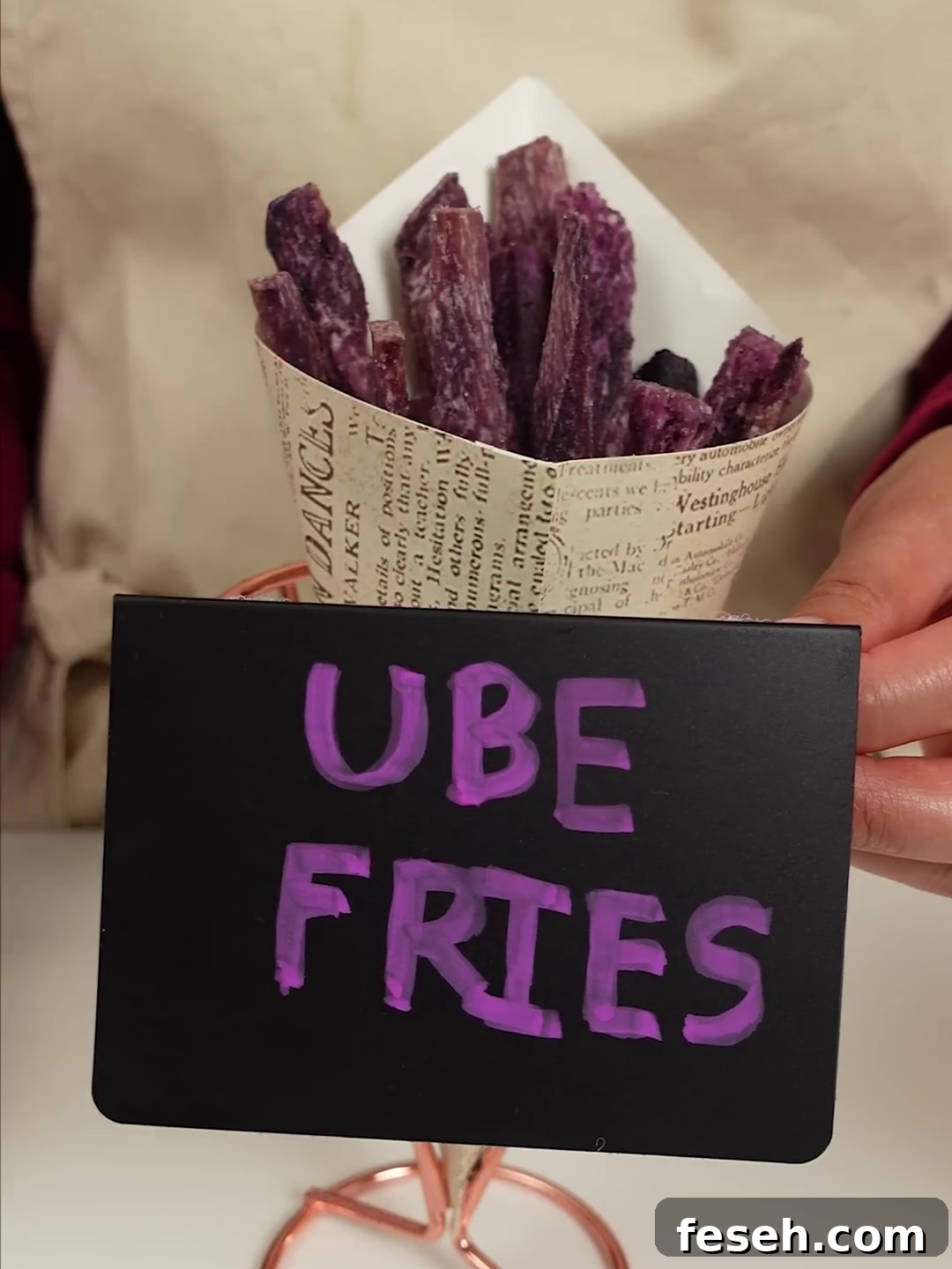 Ube fries