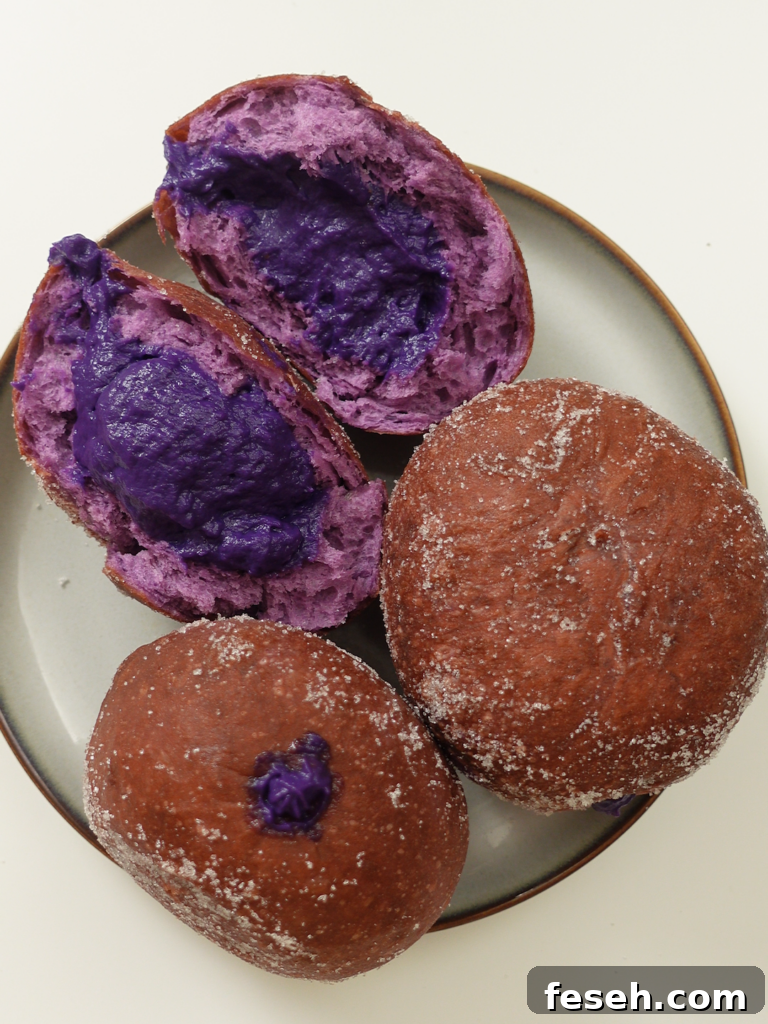 Ube malasadas