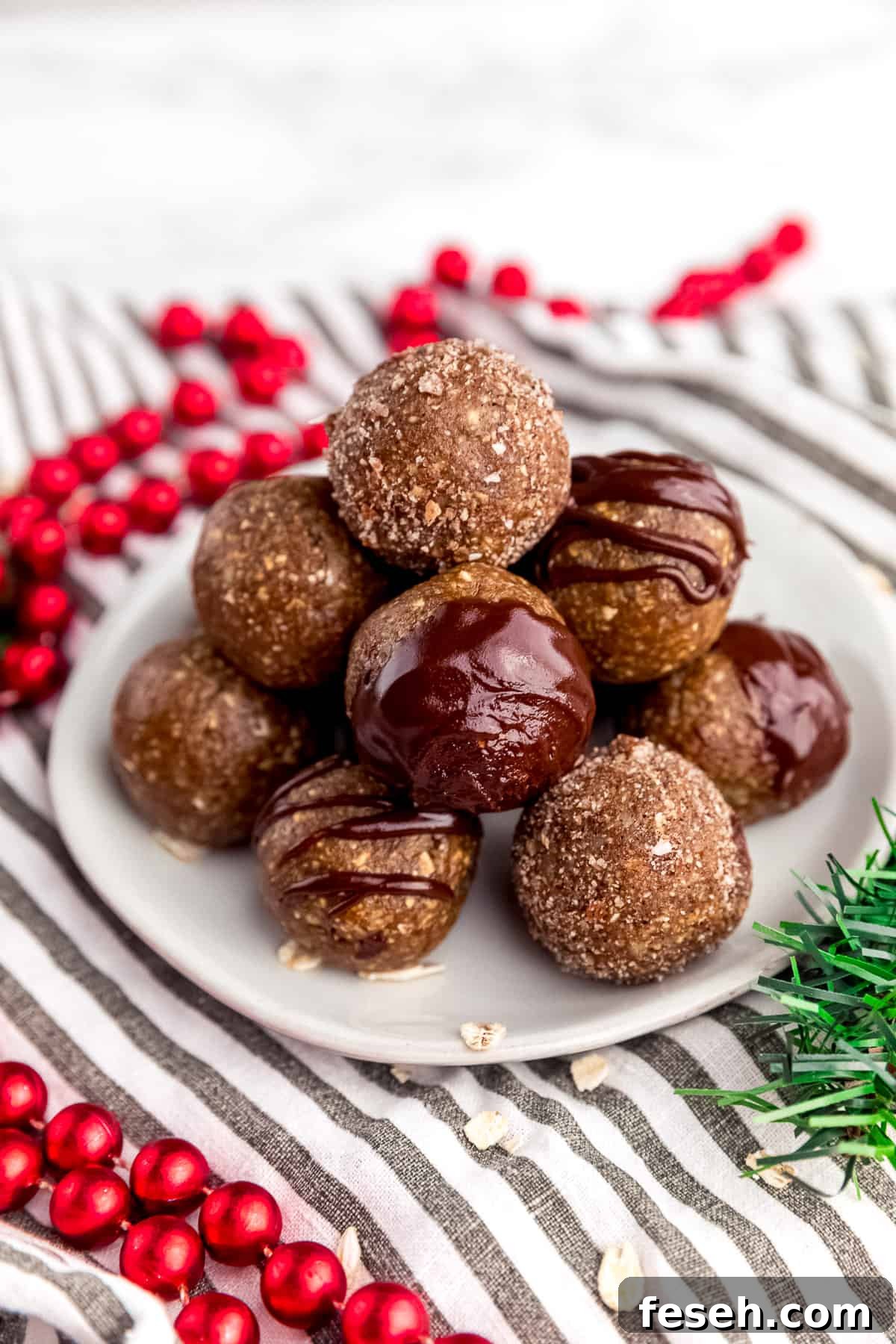 21 High-Energy Snacks to Fuel Your Day 13 gingerbread energy bites