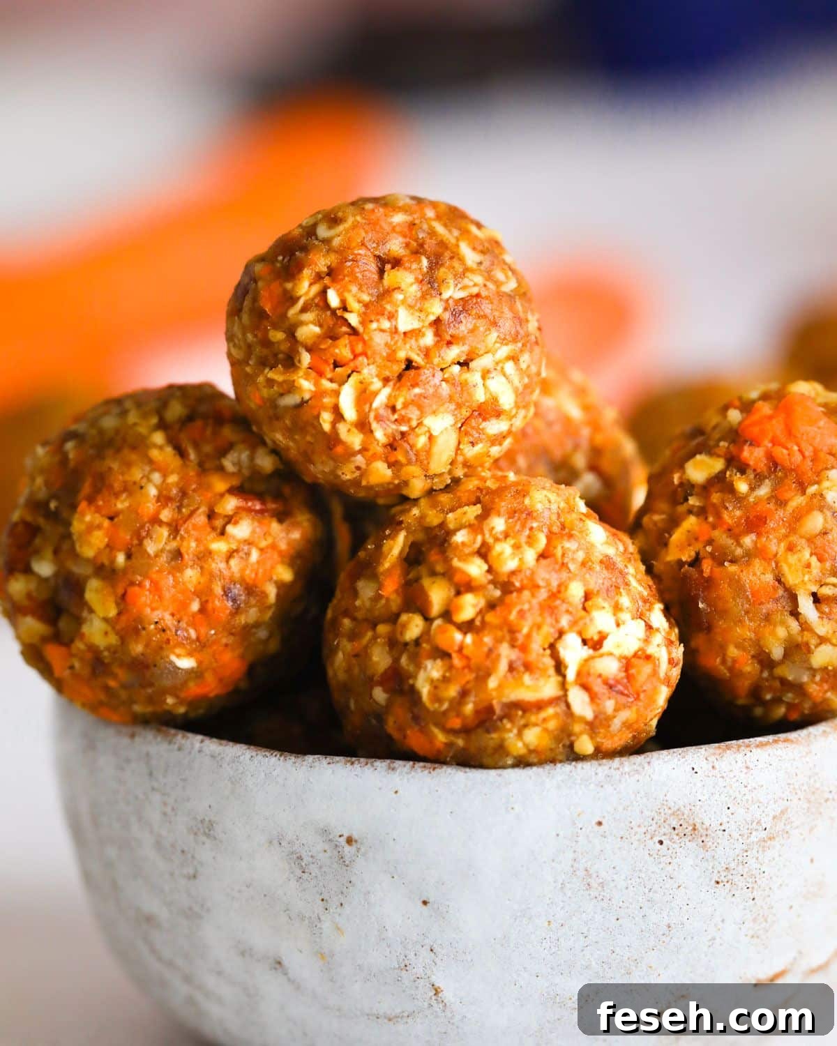 21 High-Energy Snacks to Fuel Your Day 3 Carrot Cake Energy Bites
