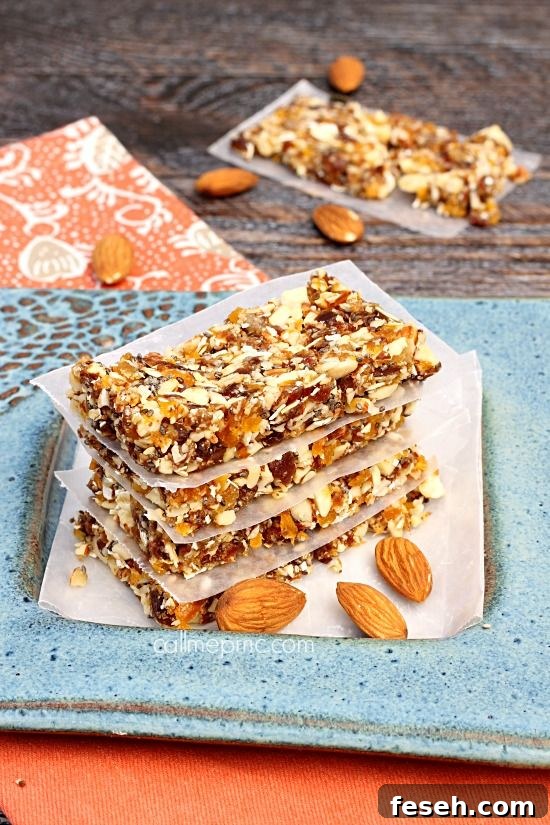 21 High-Energy Snacks to Fuel Your Day 9 Apricot Almond Energy Bars