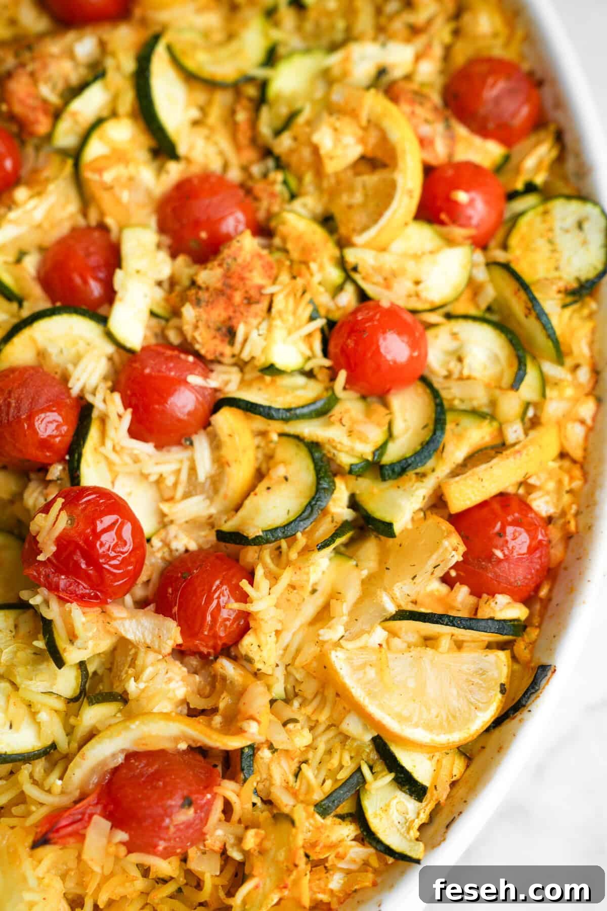 Greek-Style Chicken Tzatziki Casserole 5 chicken tzatziki casserole without the toppings