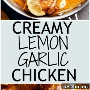 Creamy Lemon Garlic Chicken Recipe 11 Raw ingredients for Creamy Lemon Garlic Chicken Collage