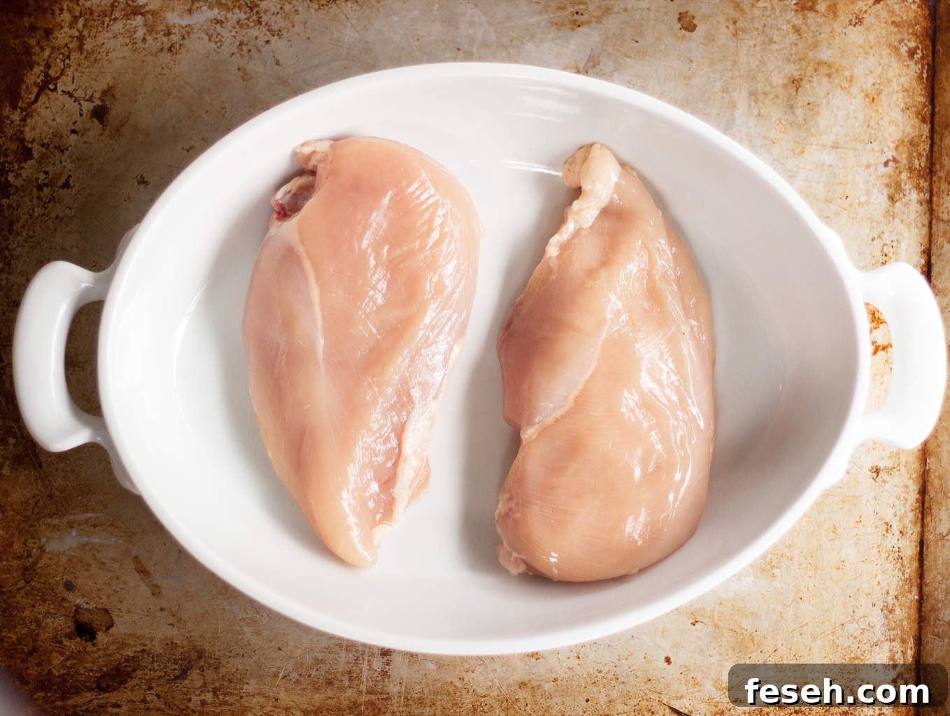 Crispy Oven-Baked Chicken Breasts Recipe 3 Easy Oven Baked Chicken Breast is super crunchy, super easy, and an amazing weeknight dinner for your family