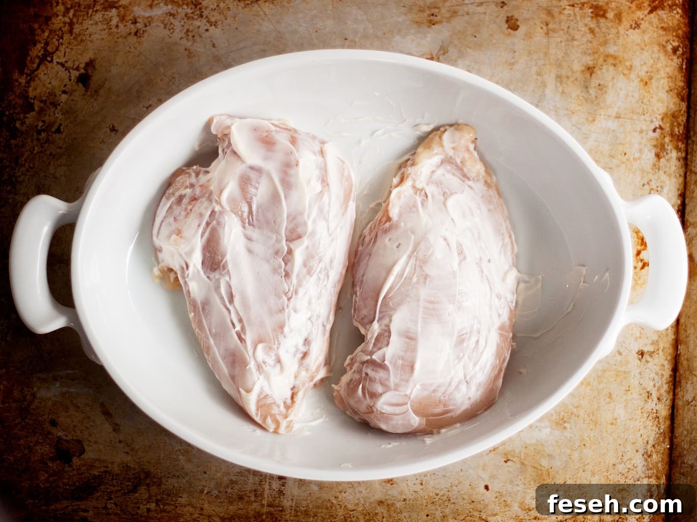Crispy Oven-Baked Chicken Breasts Recipe 4 Easy Oven Baked Chicken Breast is super crunchy, super easy, and an amazing weeknight dinner for your family
