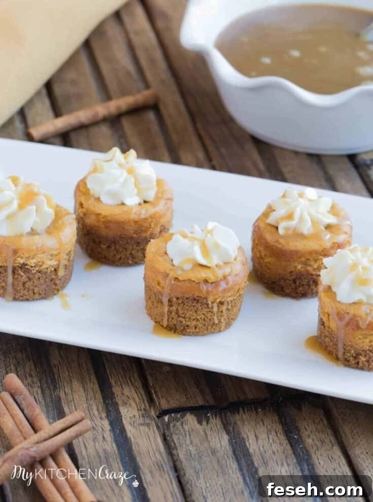 Mini Pumpkin Cheesecakes