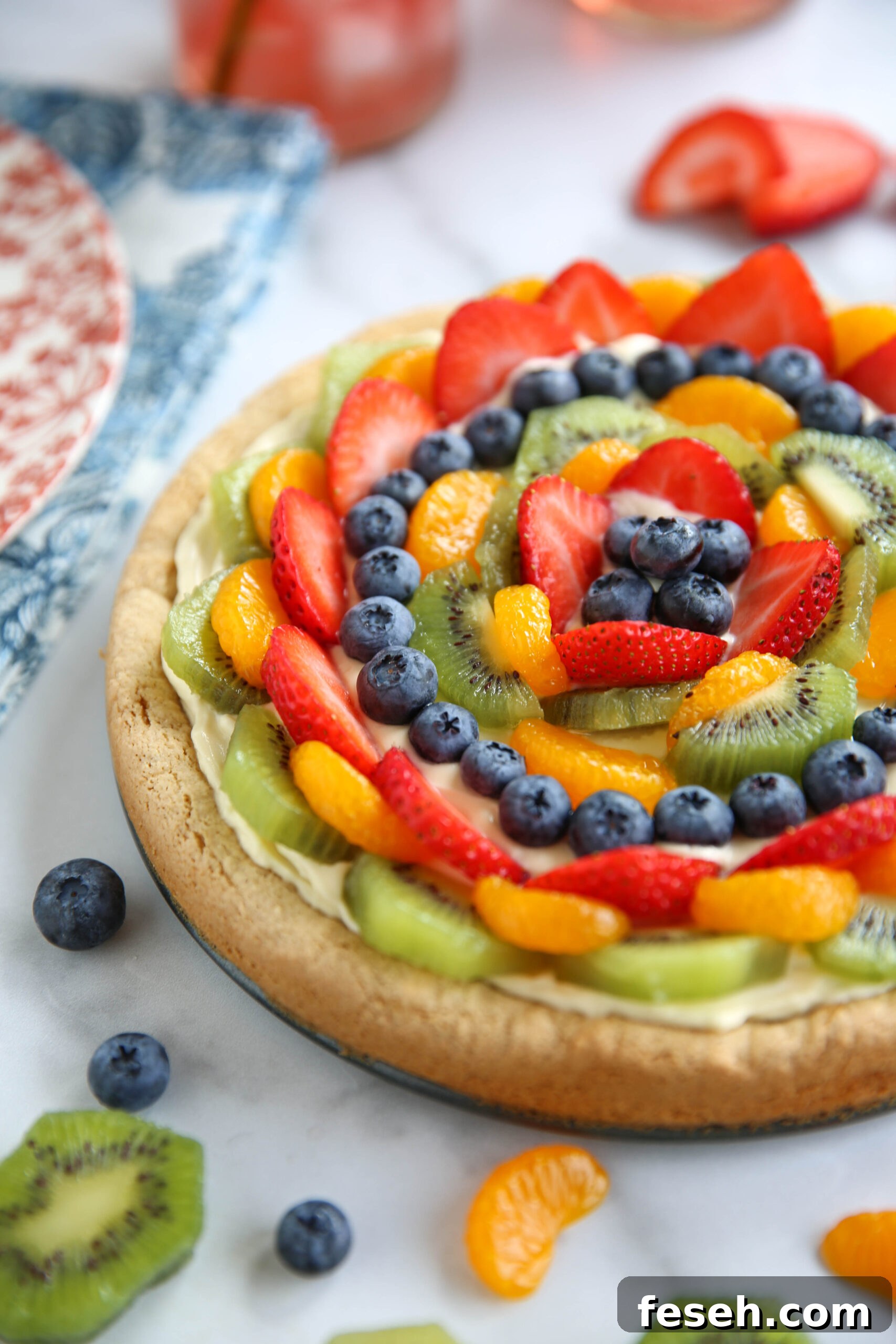 25 Easter Sunday Menu Ideas to Impress Your Guests 21 PaleOMG Fruit Pizza