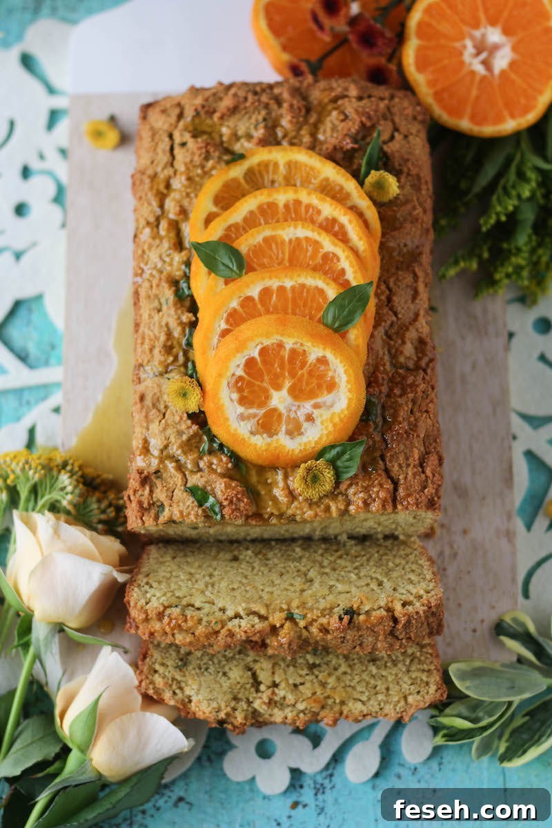 25 Easter Sunday Menu Ideas to Impress Your Guests 23 PaleOMG Basil Tangerine Pound Cake