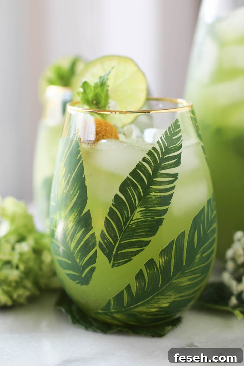 25 Easter Sunday Menu Ideas to Impress Your Guests 26 PaleOMG Mint Limeade Cooler