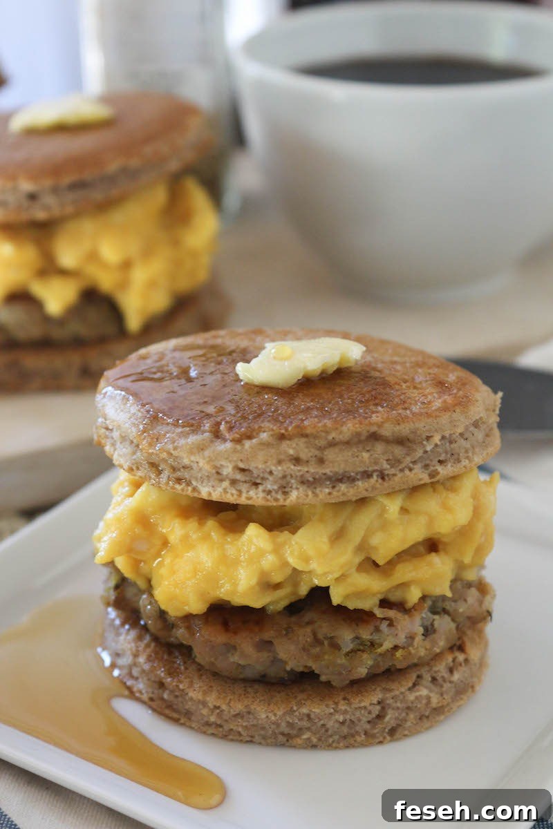 25 Easter Sunday Menu Ideas to Impress Your Guests 5 PaleOMG Pancakes Breakfast Sandwiches