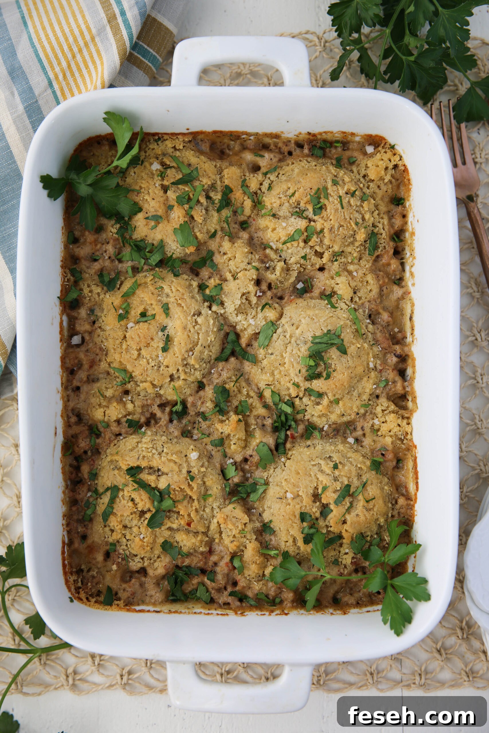 25 Easter Sunday Menu Ideas to Impress Your Guests 6 PaleOMG Biscuits & Gravy Casserole