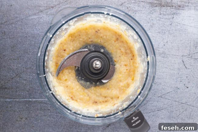 No Added Sugar Blueberry Pie Bars Recipe 6 Pear puree in a food processor.